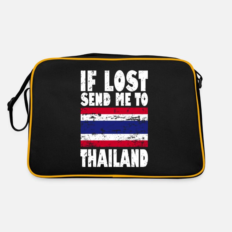 Drapeau de la Thaïlande Sac Retro