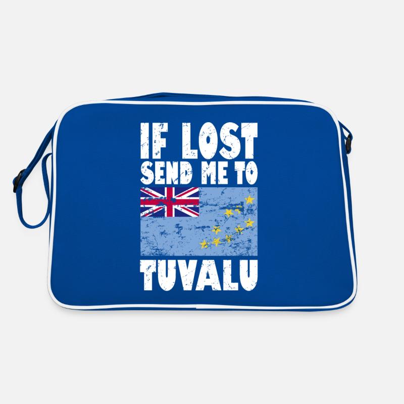Tuvalu Flag Saying Retro Bag
