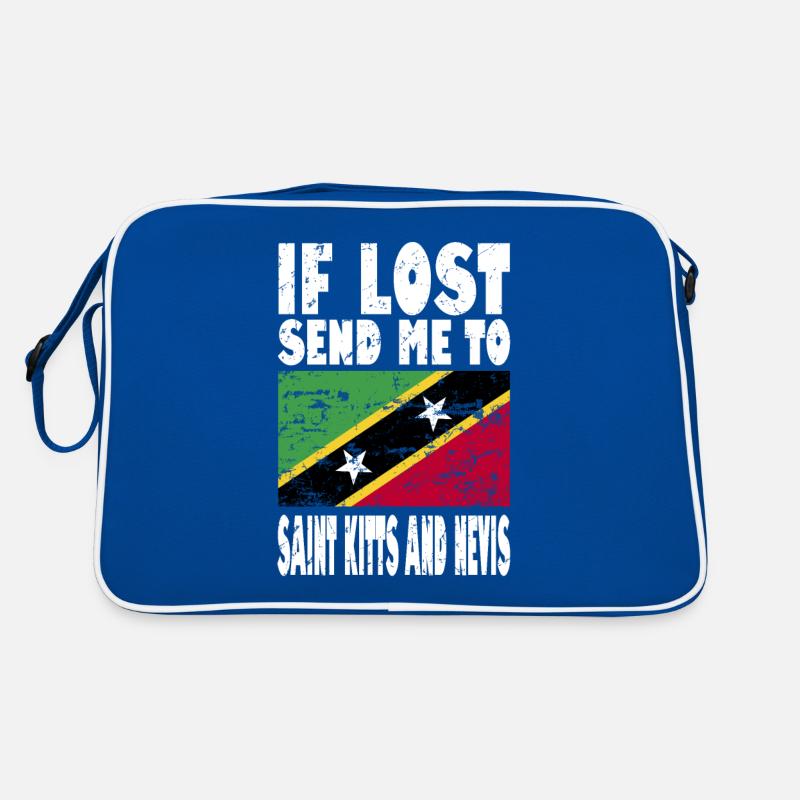 Saint-Kitts-et-Nevis Drapeau Sac Retro