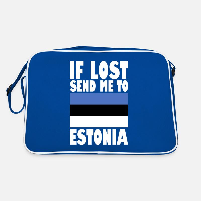 Drapeau de l’Estonie Sac Retro