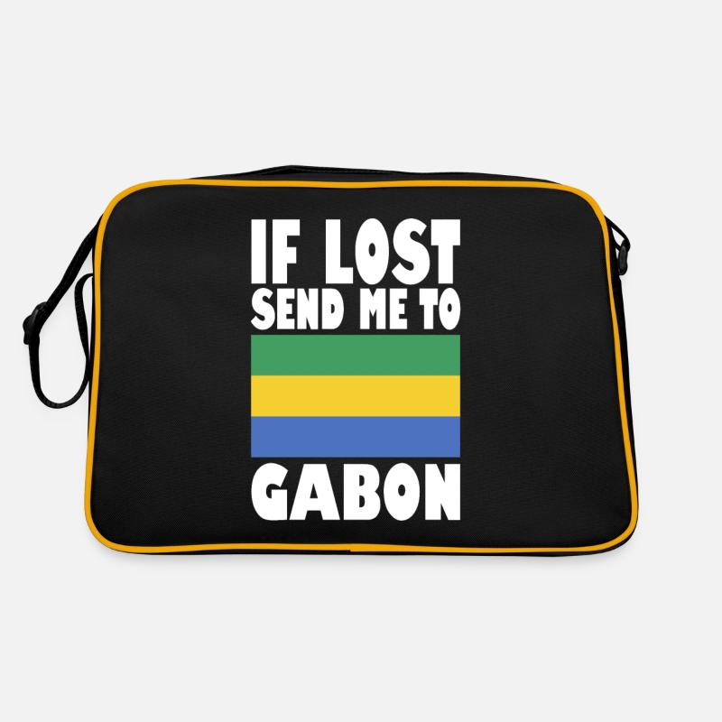 Drapeau du Gabon Sac Retro