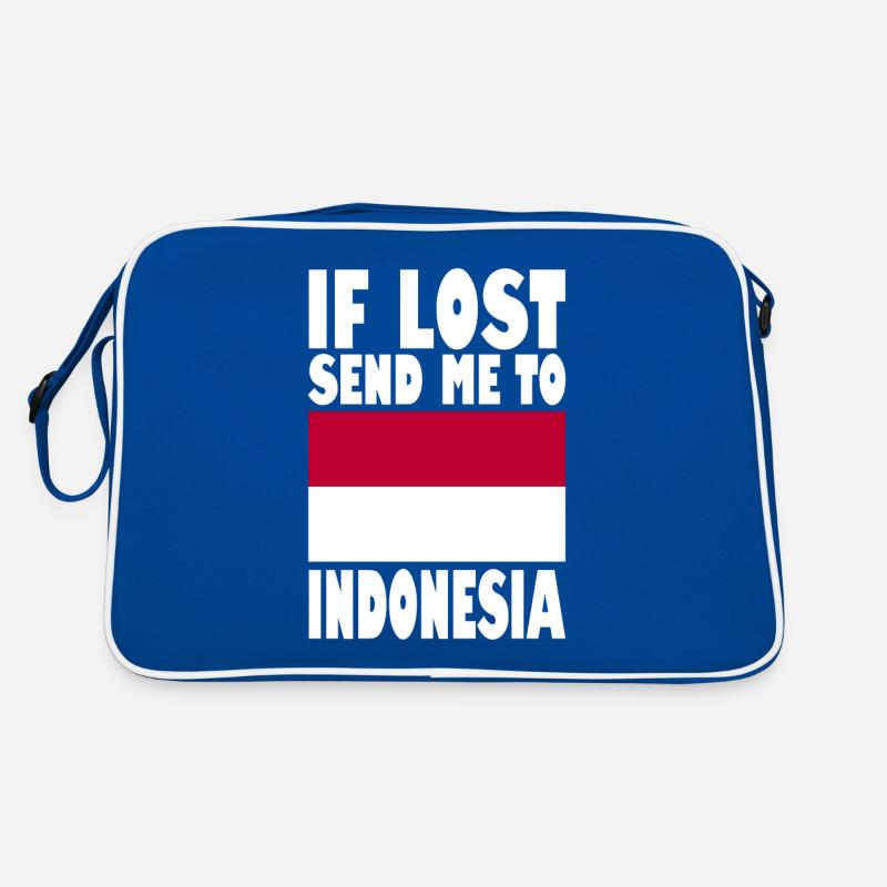 Drapeau de l’Indonésie Sac Retro