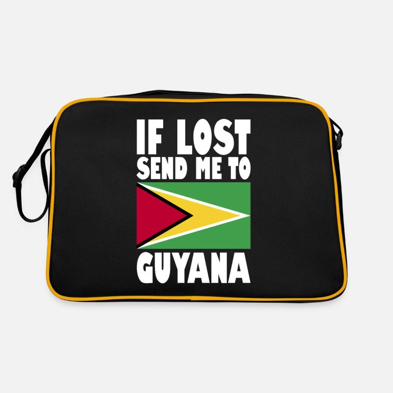 Drapeau du Guyana Sac Retro