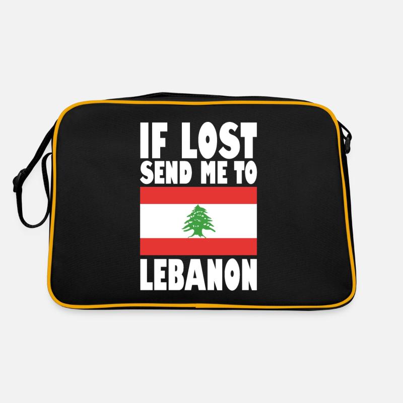 Drapeau du Liban Sac Retro