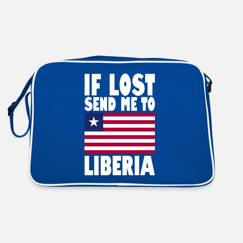 Libya Flag Saying Retro Bag