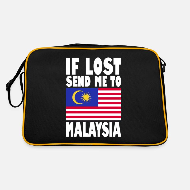 Drapeau de la Malaisie Sac Retro