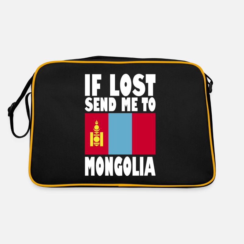 Drapeau de Mongolie Sac Retro