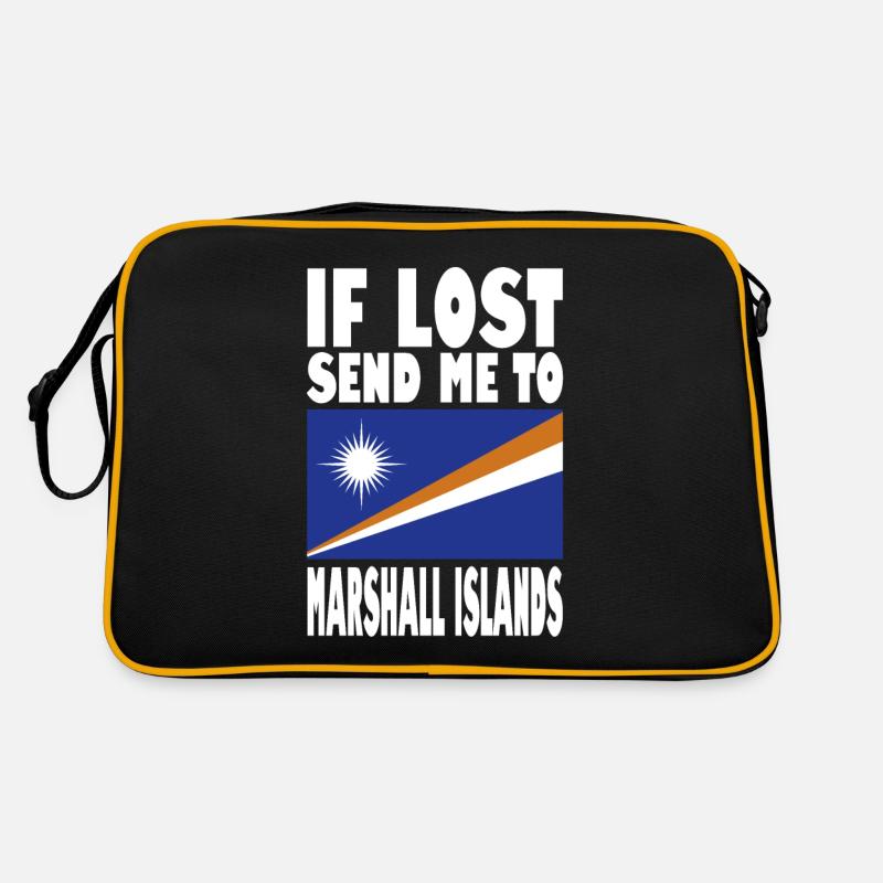 Marshall Islands Flag Saying Retro Bag