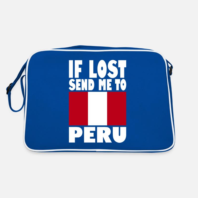 Drapeau du Pérou Sac Retro