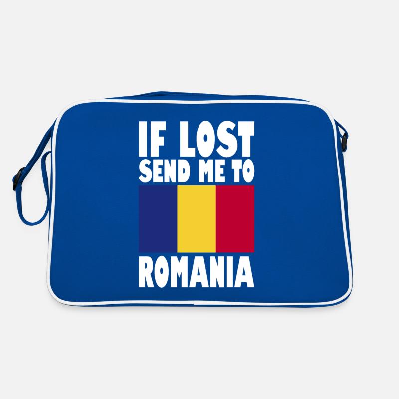 Slogan du drapeau roumain Sac Retro