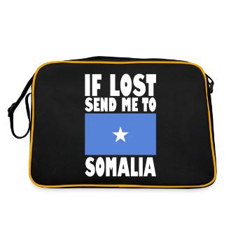 Drapeau de la Somalie - Sac Retro - noir/or - Dos