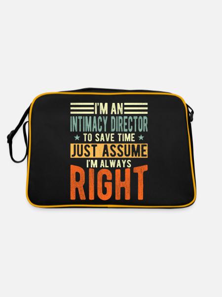 Director of Intimacy - Retro Bag - black/gold - Back