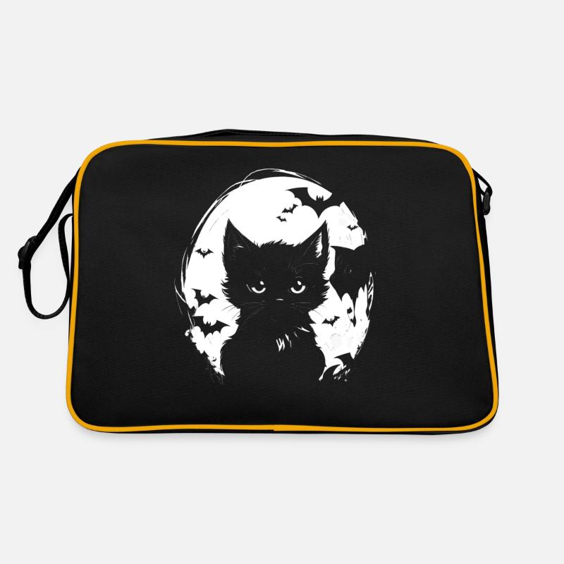 Petit chat effrayant Sac Retro