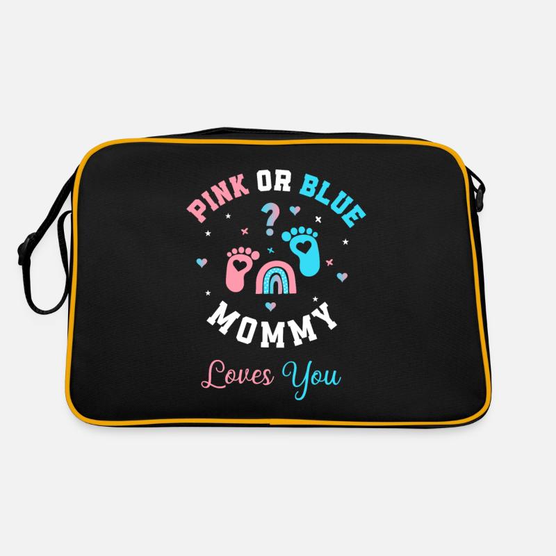 lustige schwangerschaft baby dusche mädchen junge spruch geschenk Retro Tasche