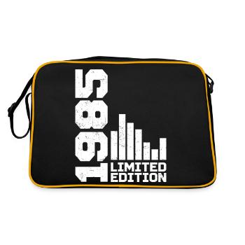 Millésime 1985 Cadeau d’anniversaire 1985 Année 1985 - Sac Retro - noir/or - Dos