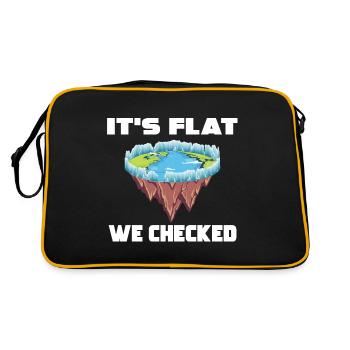 Terre plate pour terre plate - Sac Retro - noir/or - Dos