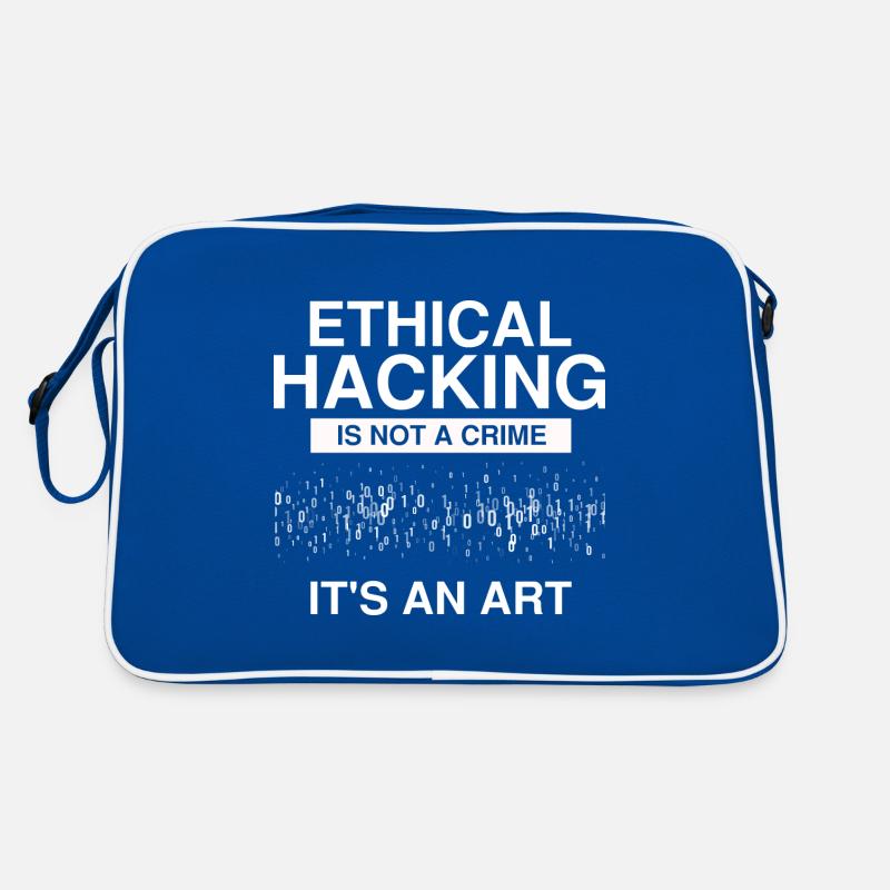 Cyber Security Design for IT Security and Hackers Retro Bag
