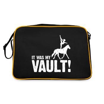 Conception de voûte et conception de chevaux de voûte - Sac Retro - noir/or - Dos