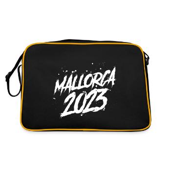 Mallorca 2023 - Retro Tasche - Schwarz/Gold - Hinten