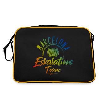 Barcelona Escalation - Retro Bag - black/gold - Back