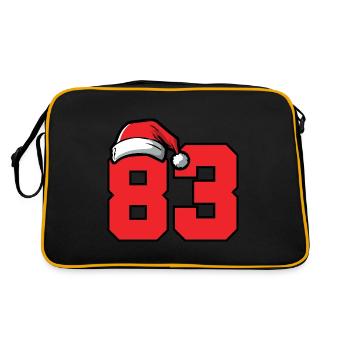 83 Number Christmas - Retro Bag - black/gold - Back