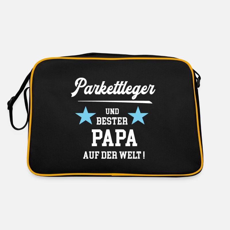 Parkettleger Bester Papa Vatertag Geburtstag Retro Tasche