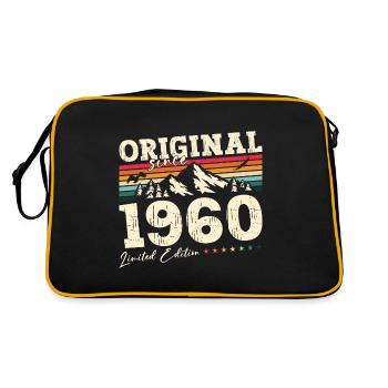 65e anniversaire Original juin 1960 Né en 1960 - Sac Retro - noir/or - Dos