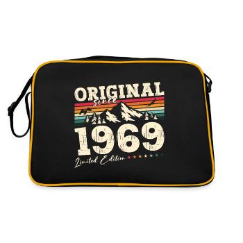 Original 1969 Vintage 1969 Birthday 1969 - Retro Bag - black/gold - Back