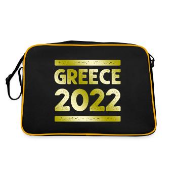 Équipage de la fête de grèce - Sac Retro - noir/or - Dos