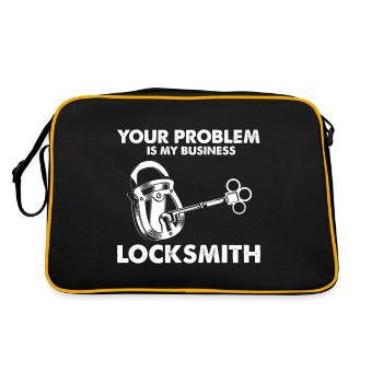 No key no problem lock service design - Retro Bag - black/gold - Back