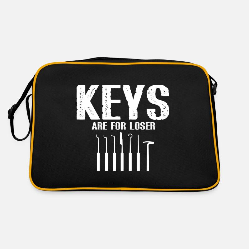 Keys are for Looser Lockpicking Lock Picking Retro Bag