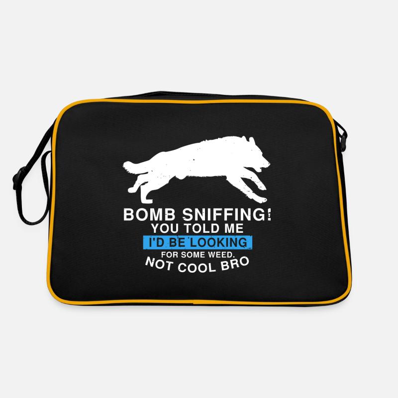 Design German Shepherd Police Design Retro Bag