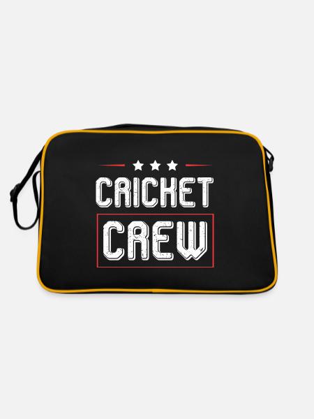 Équipe de cricket - Sac Retro - noir/or - Dos