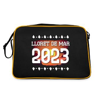 lloret de mar 2023 - Retro Bag - black/gold - Back