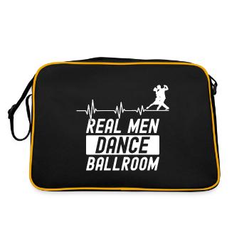 Real Men Dancing Partner Dance Couple Dance - Sac Retro - noir/or - Dos