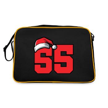 55 Number Christmas - Retro Bag - black/gold - Back