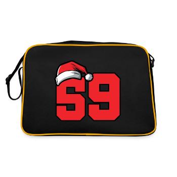 59 Number Christmas - Retro Bag - black/gold - Back