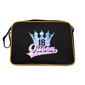 18ÈME ANNIVERSAIRE SWEET 18 QUEEN - Sac Retro - noir/or - Dos