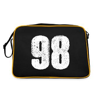 98 number jersey - Retro Bag - black/gold - Back