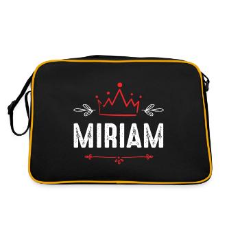 Miriam - Retro Bag - black/gold - Back