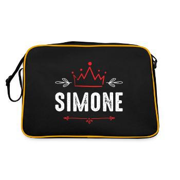 Simone - Sac Retro - noir/or - Dos