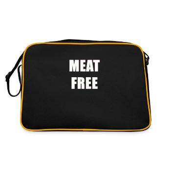Sans viande - Sac Retro - noir/or - Dos