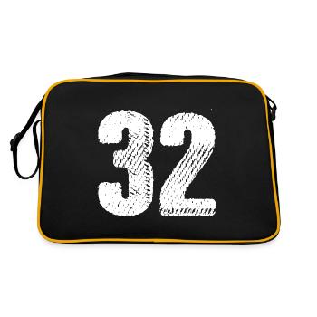 32 number jersey - Retro Bag - black/gold - Back