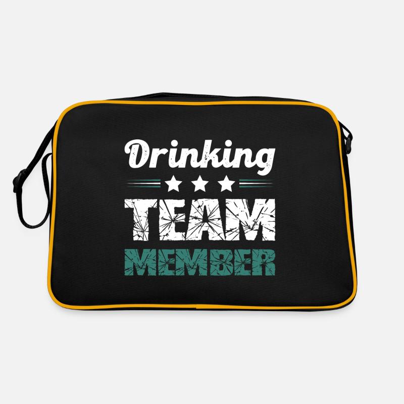 Équipe de consommation d’alcool Sac Retro