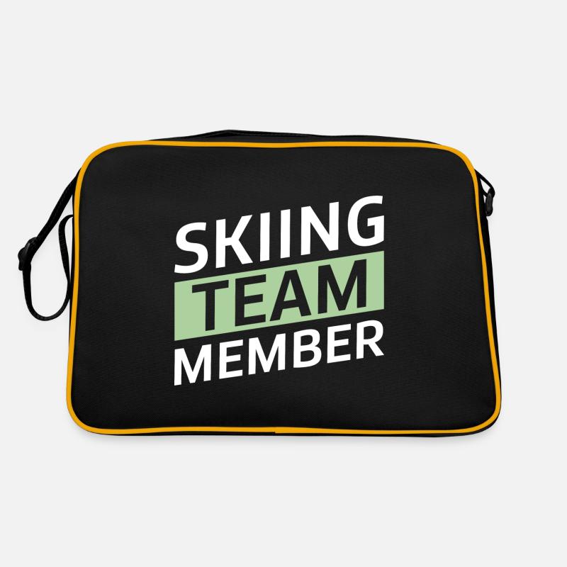Skiing Team Retro Tasche