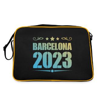 Barcelone 2023 - Sac Retro - noir/or - Dos