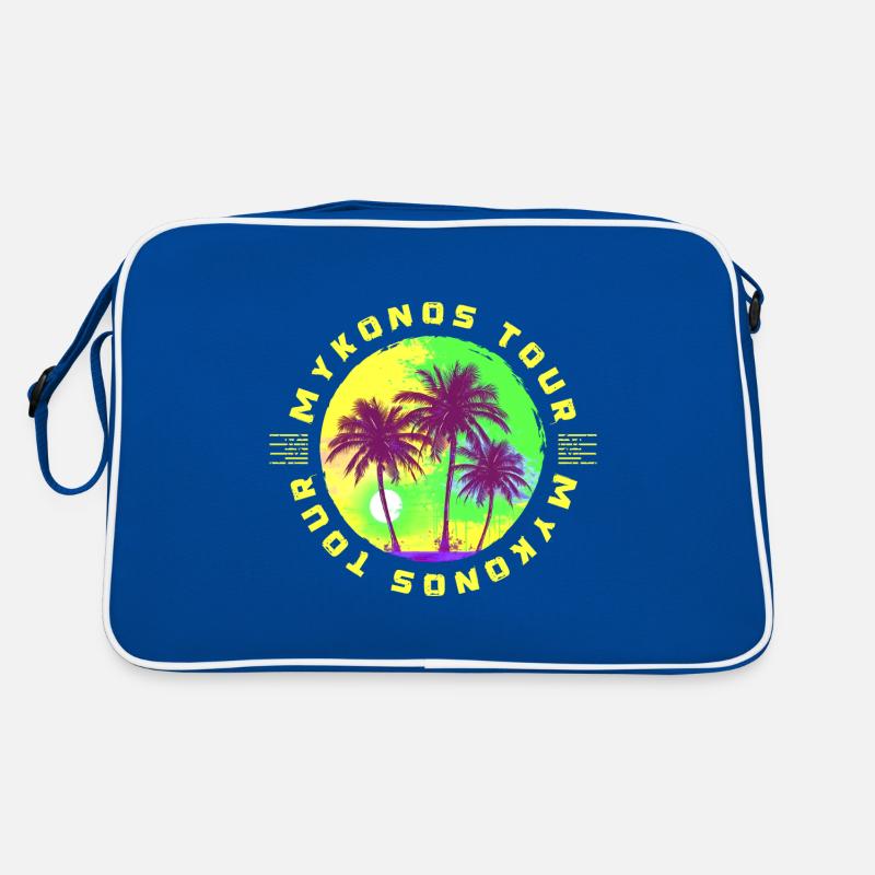 Mykonos Tour Vacances Palmiers Sac Retro