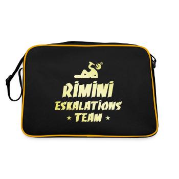Rimini Escalation - Retro Bag - black/gold - Back