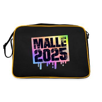 Malle 2025 Majorque colorée - Sac Retro - noir/or - Dos
