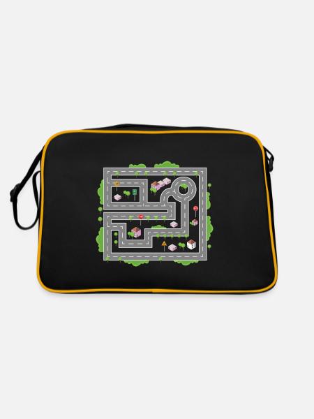 Play Cars on Daddy's Back Dad Massage - Retro Bag - black/gold - Back